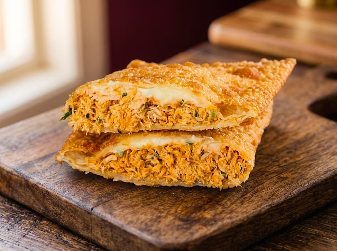 Pastel de Frango com Catupiry — Frango da Família, Luzimangues