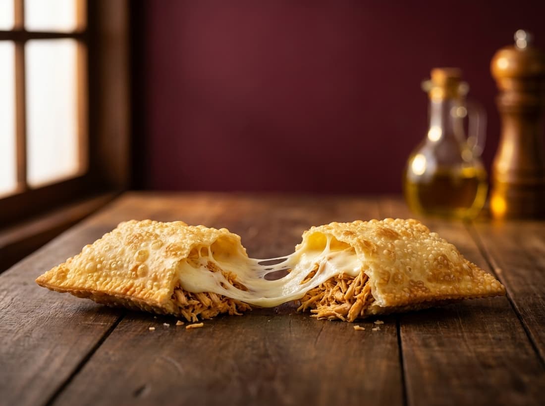 Pastel de Frango com Queijo — Frango da Família, Luzimangues